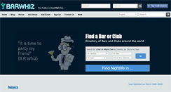 Desktop Screenshot of barwhiz.com